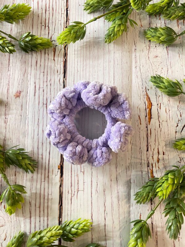 Light Purple Plush Scrunchie