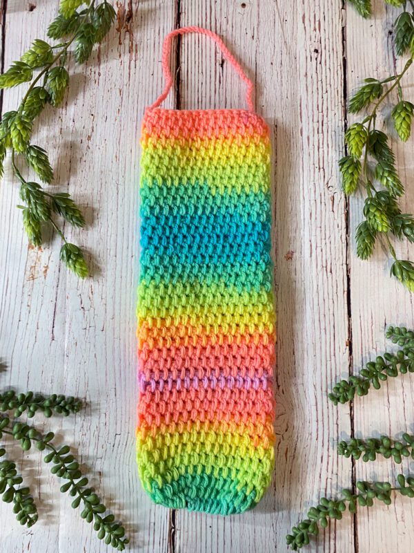 Kitchen Plastic Bag Holder - Rainbow