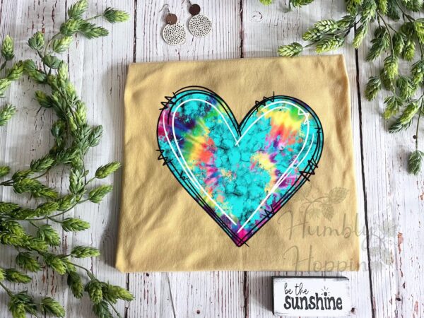 Tie Dye Heart - Image 2