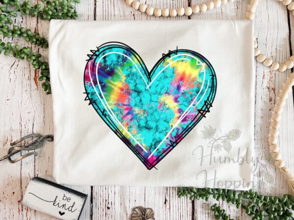 Tie Dye Heart - Image 5