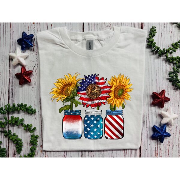 American Flag Sunflowers - Image 4